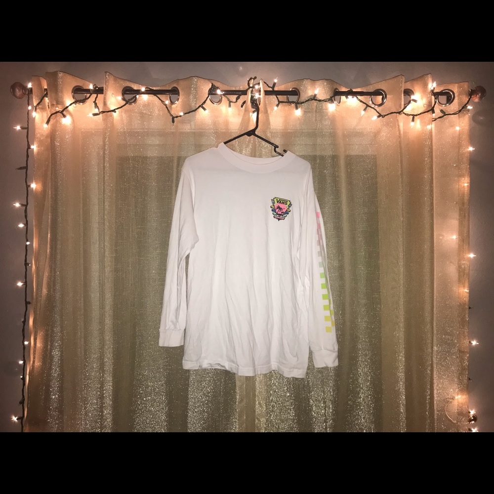 White vans long sleeve